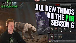 NEW Mythic Uniques = INSANE! ALL New Things on the PTR Season 6 - Diablo 4