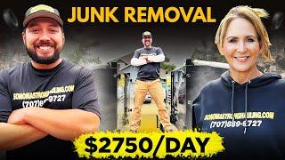 $2,750 in ONE DAY! Junk Removal Business…..Day in the life