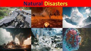 Natural Disaster Names for Kids| Learn Natural Disasters Names Vocabulary। List of natural Disasters