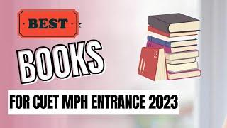 Best Books For MPH Entrance CUET PG MPH 2023 #MPHEntrance#