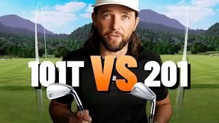 Takomo 101T vs 201 Irons! On Course Comparison!