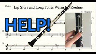 Clarinet long tones and register exercises with HELP!