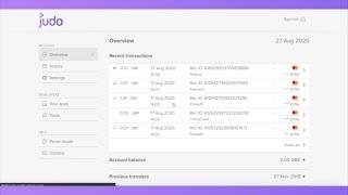 Introduction to the Judopay Portal