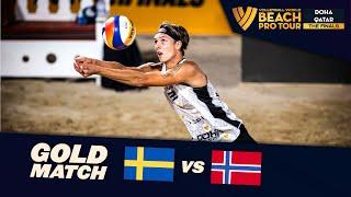 Ahman/Hellvig vs. Mol, A./Sørum, C. - Final Highlights | Doha Finals 2023 #BeachProTour