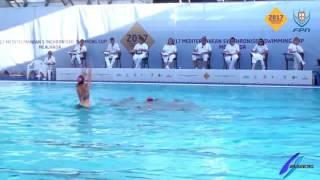 Jelsincro 12 ITALY RUTINA LIBRE COMBINADA SYNCHRONISED SWIMMING MEDITERRANEAN CUP 2017