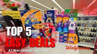 WALGREENS COUPONING! TOP 5 Easy Deals You Can Do This Week!