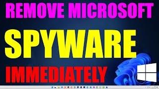 REMOVE MICROSOFT SPYWARE (RECALL) IMMEDIATELY