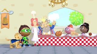 Super Why 205 - Super WHY and King Eddie Who Loved Spaghetti | Cartoons for Kids