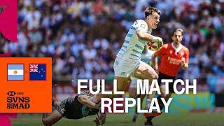 Two SVNS powerhouses collide | Argentina v New Zealand | Men's Semi-Final | HSBC Madrid Sevens