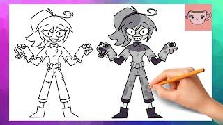 How To Draw Lana from Fundamental Paper Education | Easy Drawing Tutorial