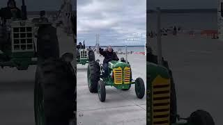 Antique Tractor Crossing ️  