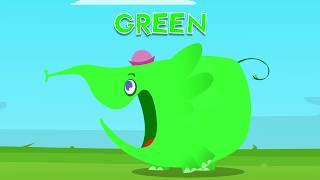 Cute Elephants Learn Colors for Kids By Super smart kids