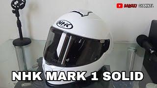 UNBOXING HELM NHK MARK 1 SOLID || Motovlog Indonesia