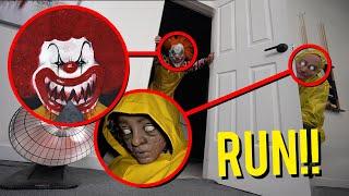 if you ever see Ronald McDonald and Georgie inside your house.. LOCK YOUR DOORS and HIDE FAST!!