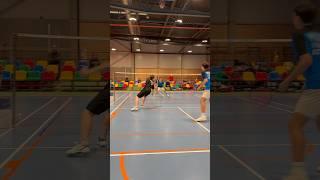 Too Low Badminton Attack #badminton #badmintonmatch #badmintonfinland