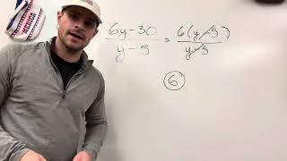 Factor Out GCF From Numerator Simplifying Binomial Fractions