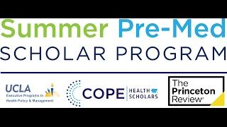 COPE Health Scholars - Summer Pre-Med Scholar program