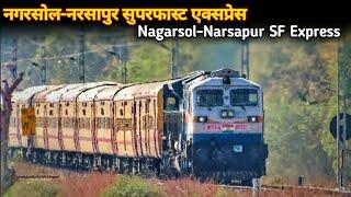 Diesels On Wires ||12788 Nagarsol Narsapur Superfast Express || Indian Railways