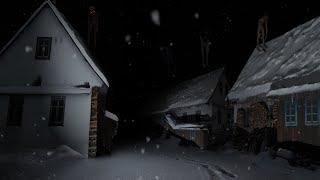 Exploring a Mysterious Winter Town | Ambient Soundscape