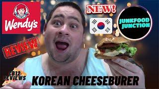  Wendy's "NEW" Korean BBQ Double Cheeseburger with Junkfood Junction | Food Review  March 3rd 2021