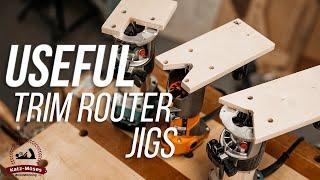 Very Useful Trim/Palm Router Jigs