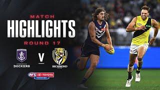 Fremantle v Richmond Highlights | Round 17, 2024 | AFL