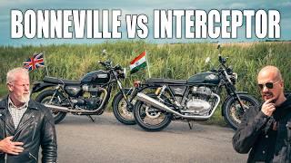 Royal Enfield Interceptor vs Triumph Bonneville T100 | An Unexpected Conclusion?