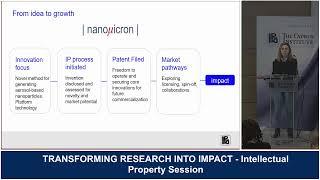 TRANSFORMING RESEARCH INTO IMPACT - Intellectual Property Session