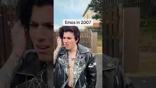 Emos throughout the years… year by year… #emo #gothic #goth #emomusic #alternative #mcr #rock