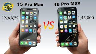 iPhone 15 Pro Max vs iPhone 16 Pro Max Comparison | 15 Pro Max Price Drop (HINDI)