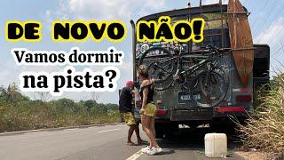 Pneu arrebentado e pane misteriosa na Pista!  Perrengues de motorhome - Manaus AM