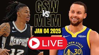 LIVE : Memphis Grizzlies vs Golden State Warriors Full Game | NBA Live | JAN 04 2025 | 2K24