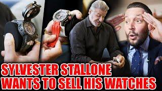 Sylvester Stallone wants to sell his watches