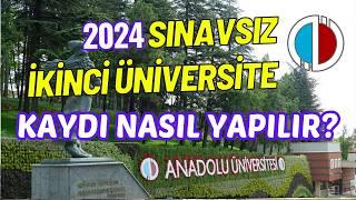 Anadolu Üniversitesi Aöf İkinci Üniversite Kaydı Nasıl Yapılır? Kimler Kayıt Yapabilir Kayıt Başladı