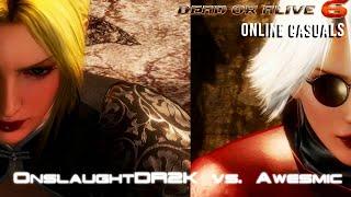 [DOA6] @SuperDR2K / OnslaughtDR2K (Helena) vs. Awesmic (Christie)