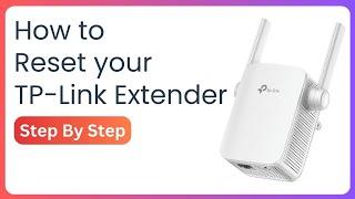 How to Reset TP Link Extender