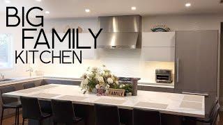 CONTEMPORARY and Modern European KITCHEN for a BIG FAMILY | Interior DESIGN | Sacramento, California