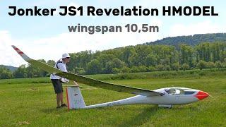 Jonker JS1 Revelation HMODEL | 10,5m obří model RC větroně | 4K | Hranická termika 2024