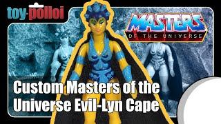 Custom Cape for a Vintage Evil-Lyn Figure - MOTU - Toy Polloi