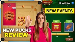 Carrom Pool New Events | New Apex Pucks Review | Jamot Gaming