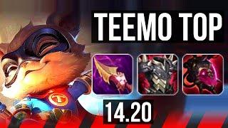 TEEMO vs FIORA (TOP) | 6 solo kills | VN Master | 14.20