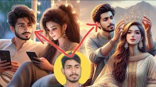 Viral 3D Couple pic kaise banaye / 100%  Viral Couple 3D cartoon Photo Editing