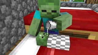 Baby Zombie Lightning 1 - Story Minecraft Animation