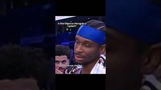 Shai Gilgeous-Alexander’s eyes TWITCHING on live TV! #nba #scary #okc #okcthunder #shaigilgeous