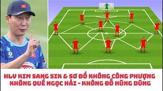 HLV Kim Sang Sik & sơ đồ không Công Phượng - Quế Ngọc Hải - Hùng Dũng