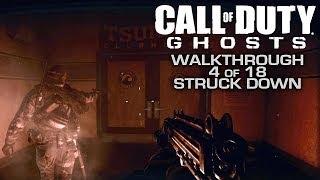 CoD: Ghosts Walkthrough 4 of 18 - Struck Down [1080p] (PS4 Gameplay)