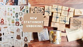 September/October stationery haul (Midori diary for 2025, Cafe Analog, many new stickers and stamps)