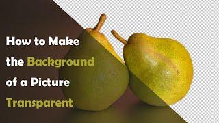 How to Give an Image a Transparent Background Without Photoshop. Try it FREE!