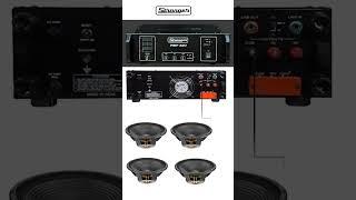 STRANGER PBT 501 CONECTION IN 2 OHM #djamplifier #dj #audioequipment #speaker #ahuja #ahujaamplifier