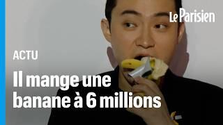 Un millionnaire achète une oeuvre d'art et la mange